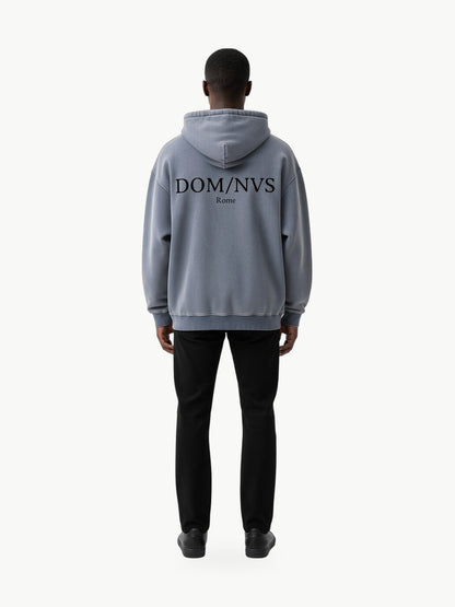 LEGIO Zip Hoodie — Washed Blue