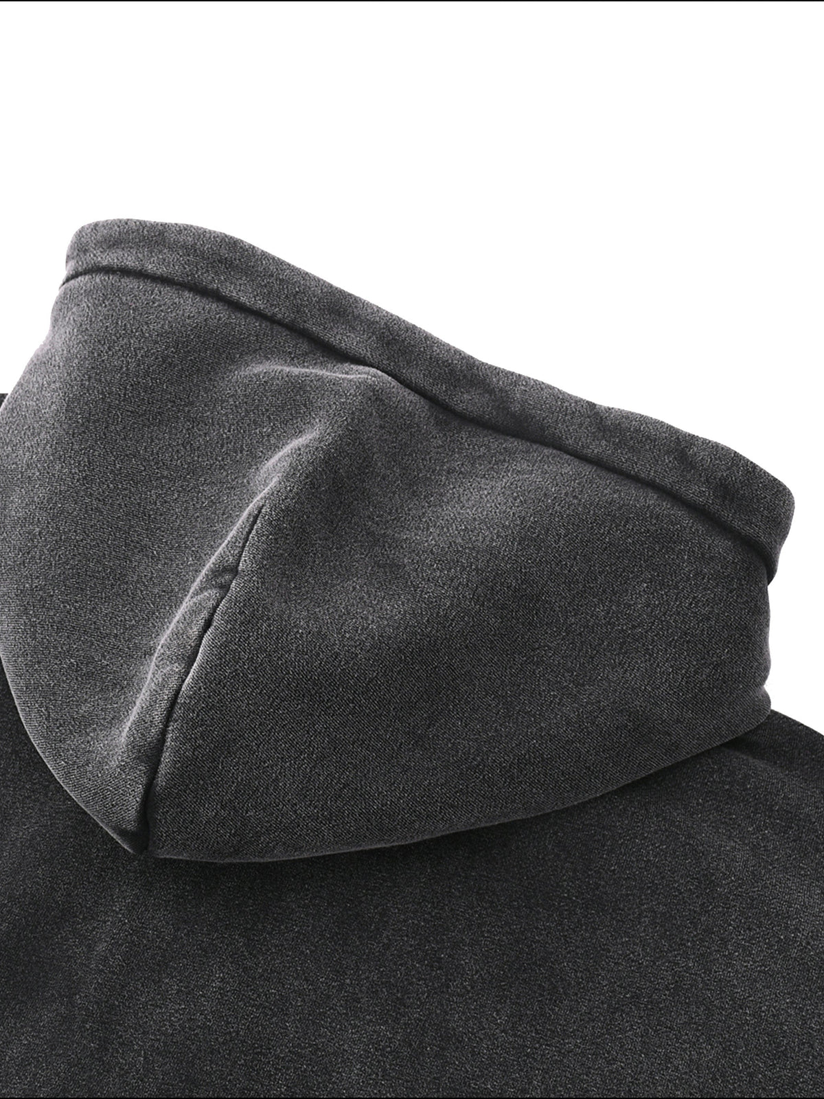 LEGIO Zip Hoodie — Washed Black