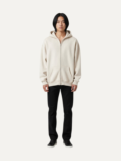 LEGIO Zip Hoodie — Bone