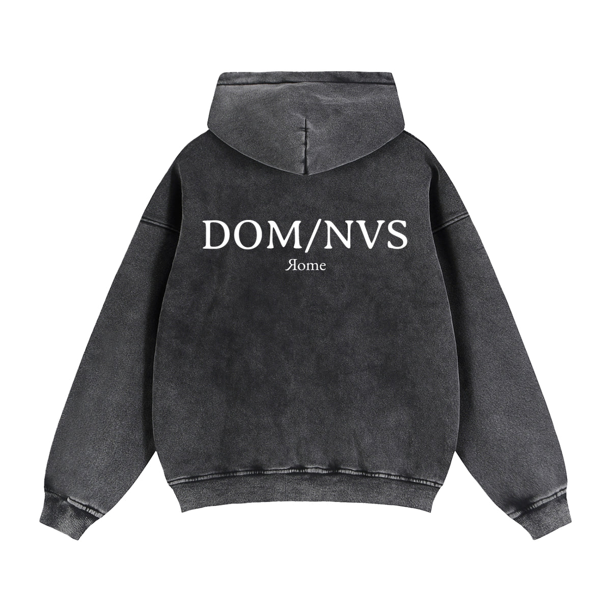 LEGIO Zip Hoodie — Washed Black