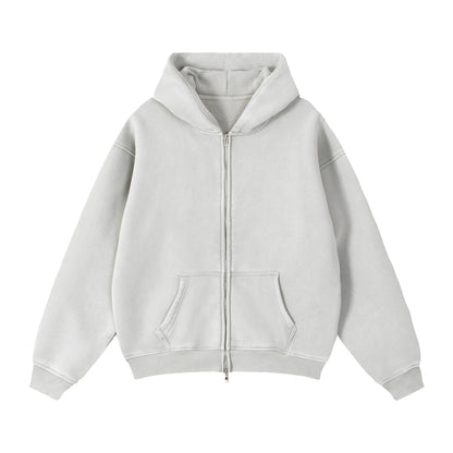 LEGIO Zip Hoodie — Light Gray