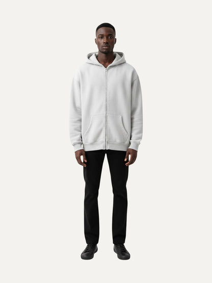 LEGIO Zip Hoodie — Light Gray